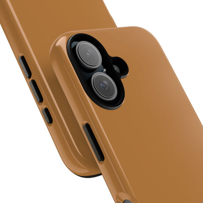 SOLID Spiced Caramel Tough Case for Apple