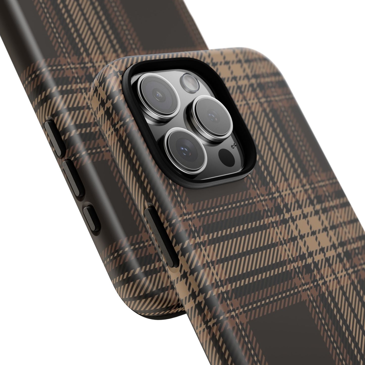 Brown Bread Plaid Tough Phone Case for Apple