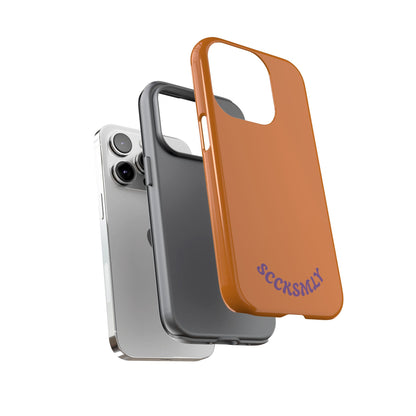 SOLID Burned Plum Tough Case for Apple