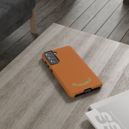 SOLID Terracotta Coal Tough Case for Samsung