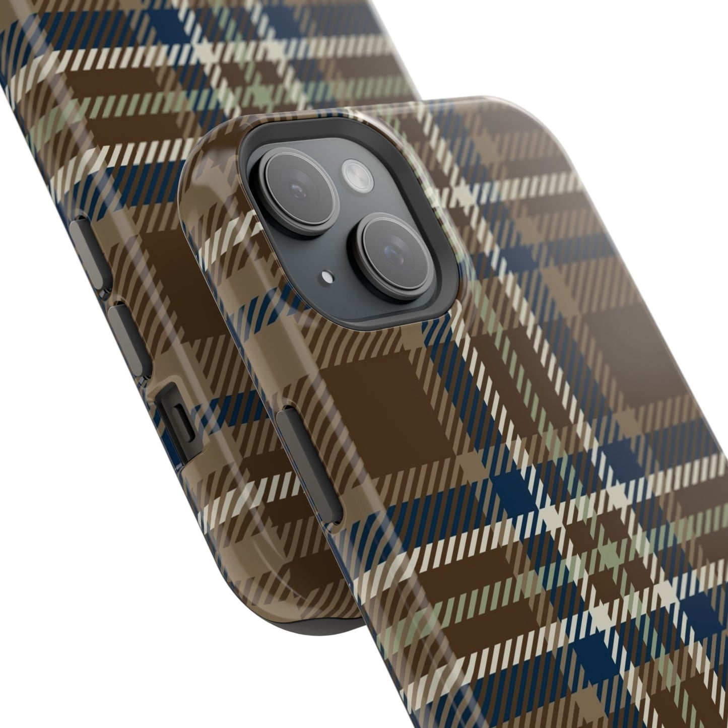 Earth and Sky Plaid Phone Case for Apple