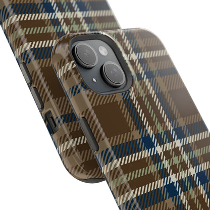 Earth and Sky Plaid Phone Case for Apple