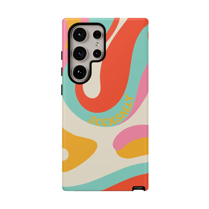 Psychodelic Acid Swirl Phone Case for Samsung