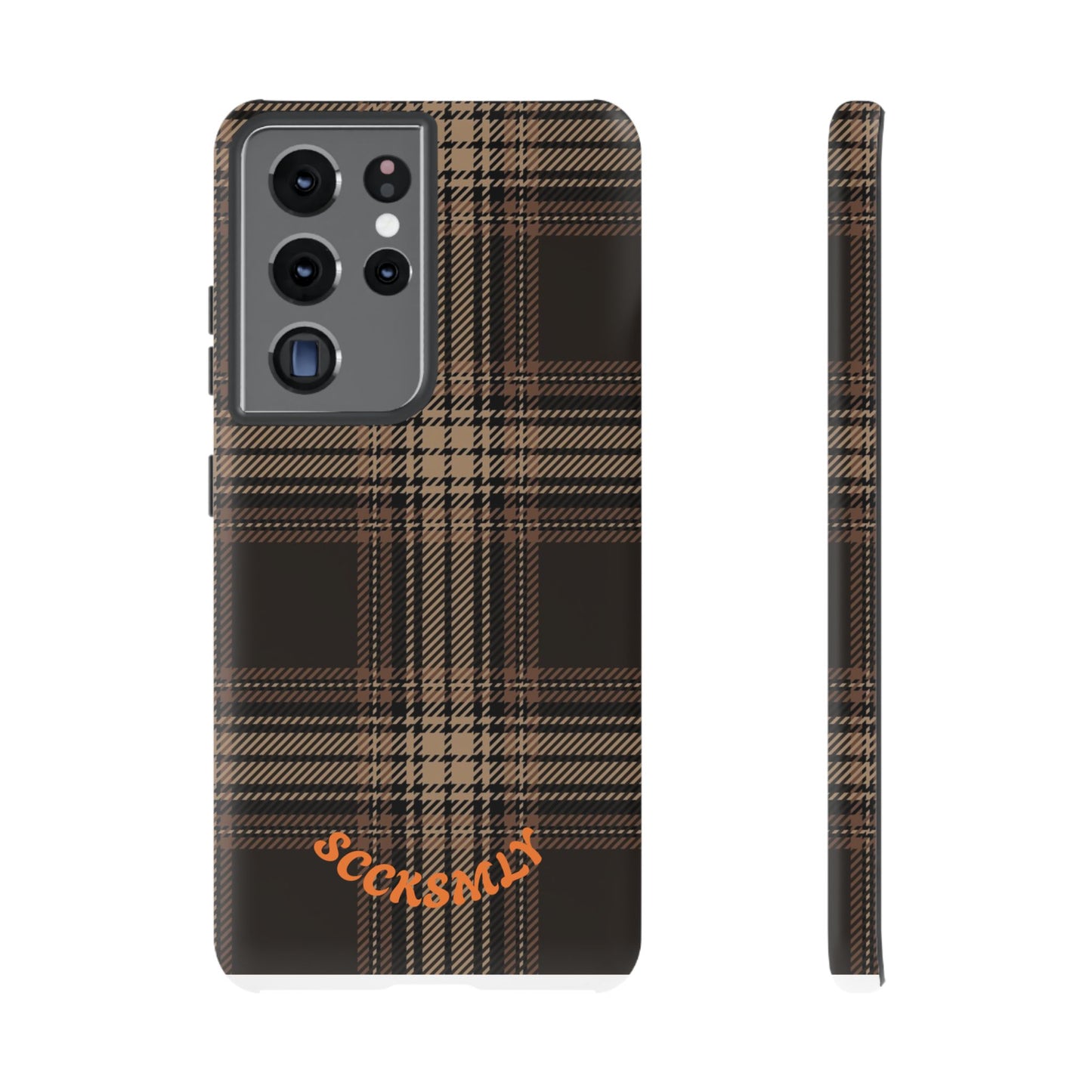 Brown Bread Plaid Tough Phone Case Samsung