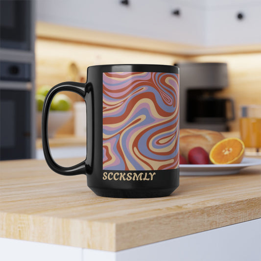 Mug Velvet Sunset 15 oz - Black