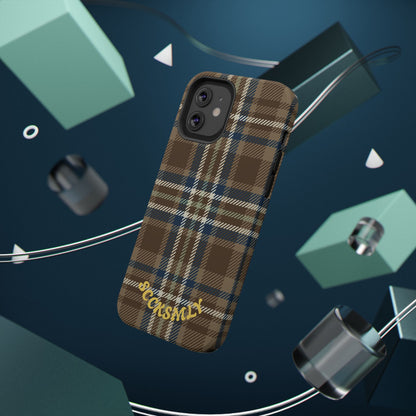 Earth and Sky Plaid Phone Case for Apple