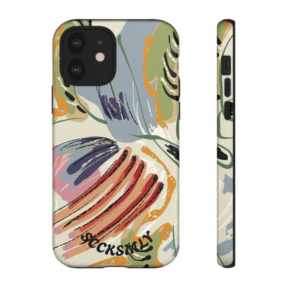 Botanical Strokes Palette Tough Phone Case for Apple