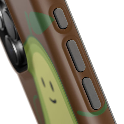 Playful Vegan Avocado Tough Phone Case Apple