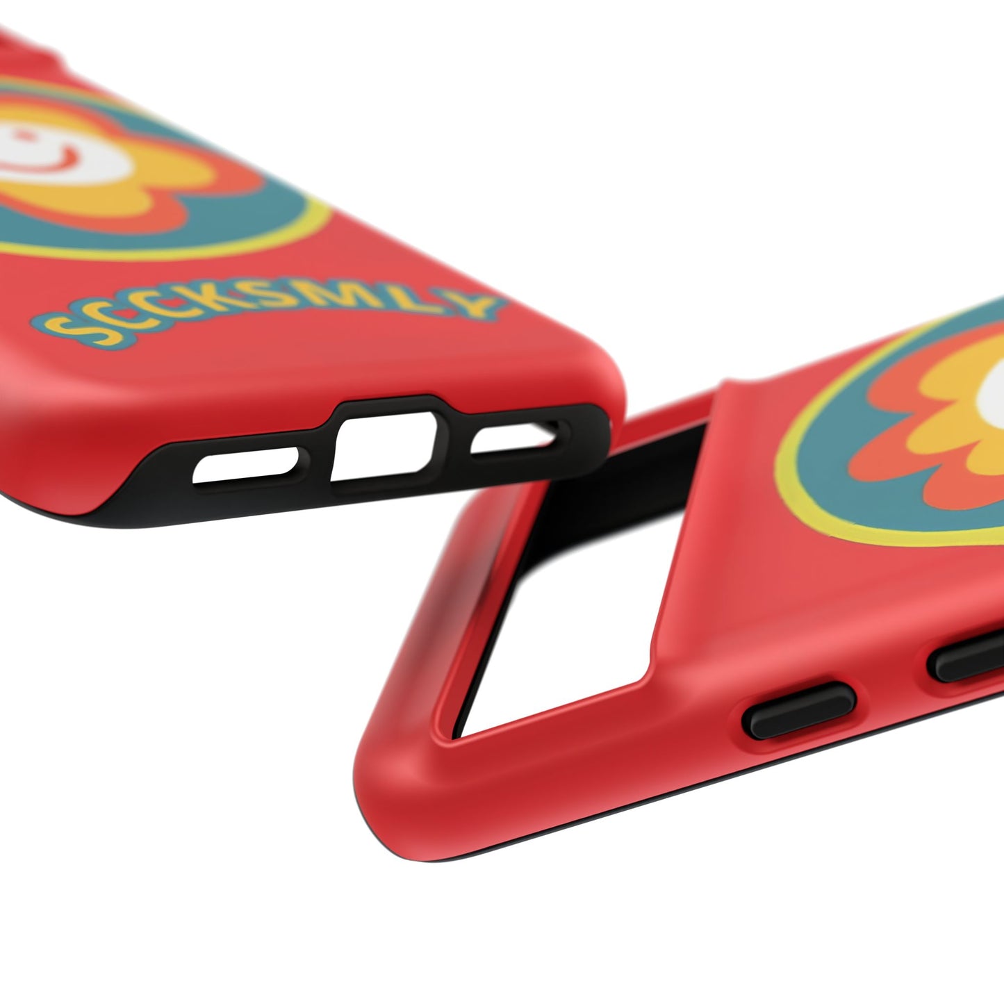 Red "SUNSHINE SMILE" Tough Phone Case for Google Pixel