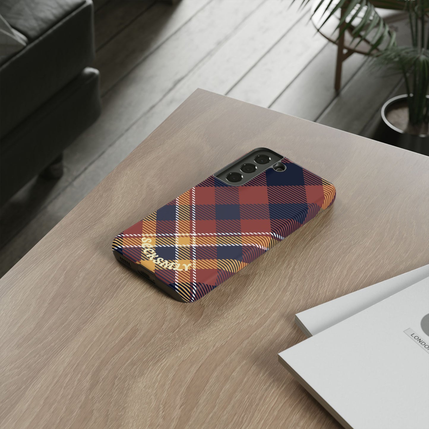 Harvest Tartan Phone Case for Samsung