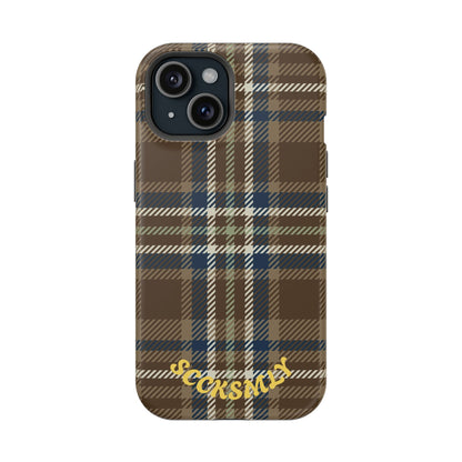 Earth and Sky Plaid Phone Case for Apple