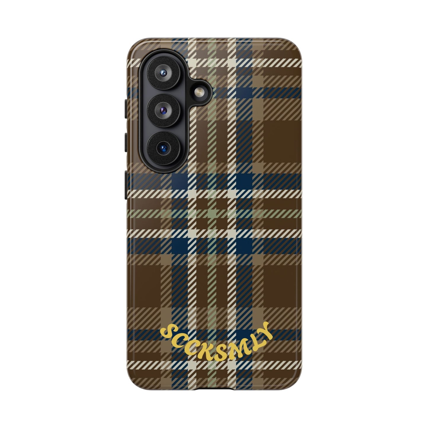 Earth and Sky Plaid Phone Case for Samsung