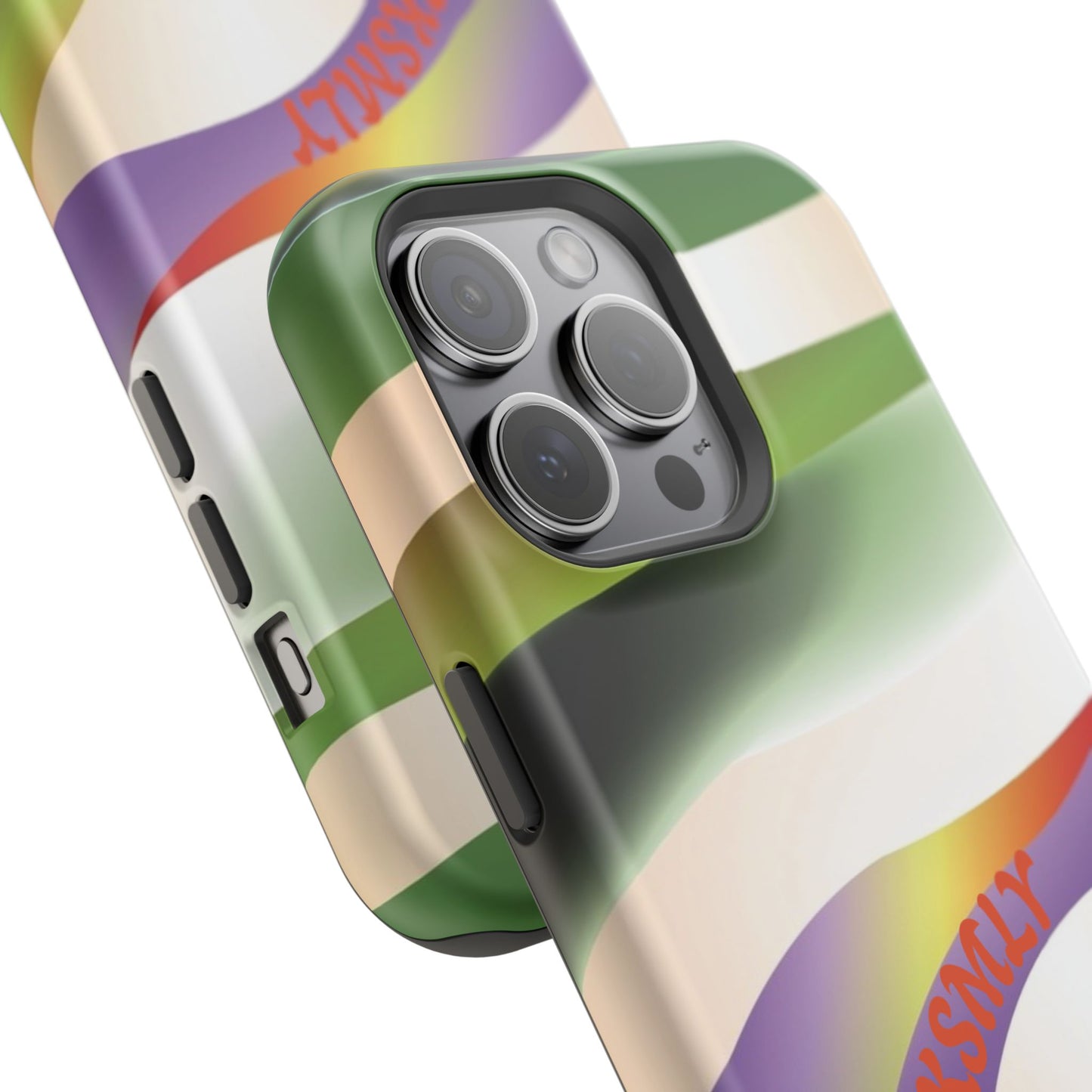 Green Waves Phone Case for Apple