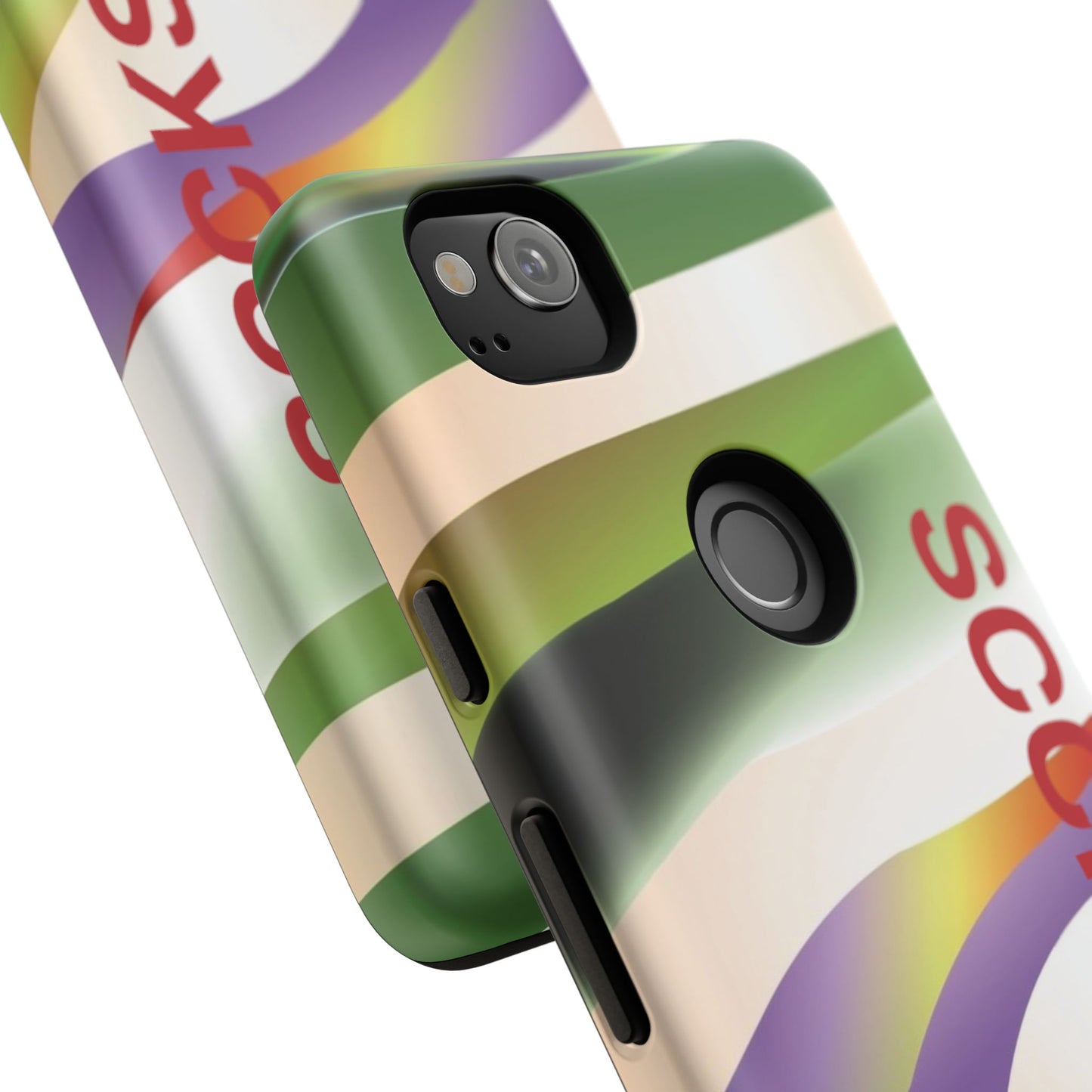 Green Waves Phone Case for Google Pixel