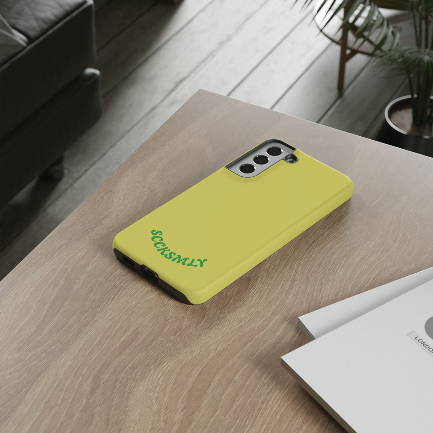 SOLID Lemon Pop Tough Case for Samsung