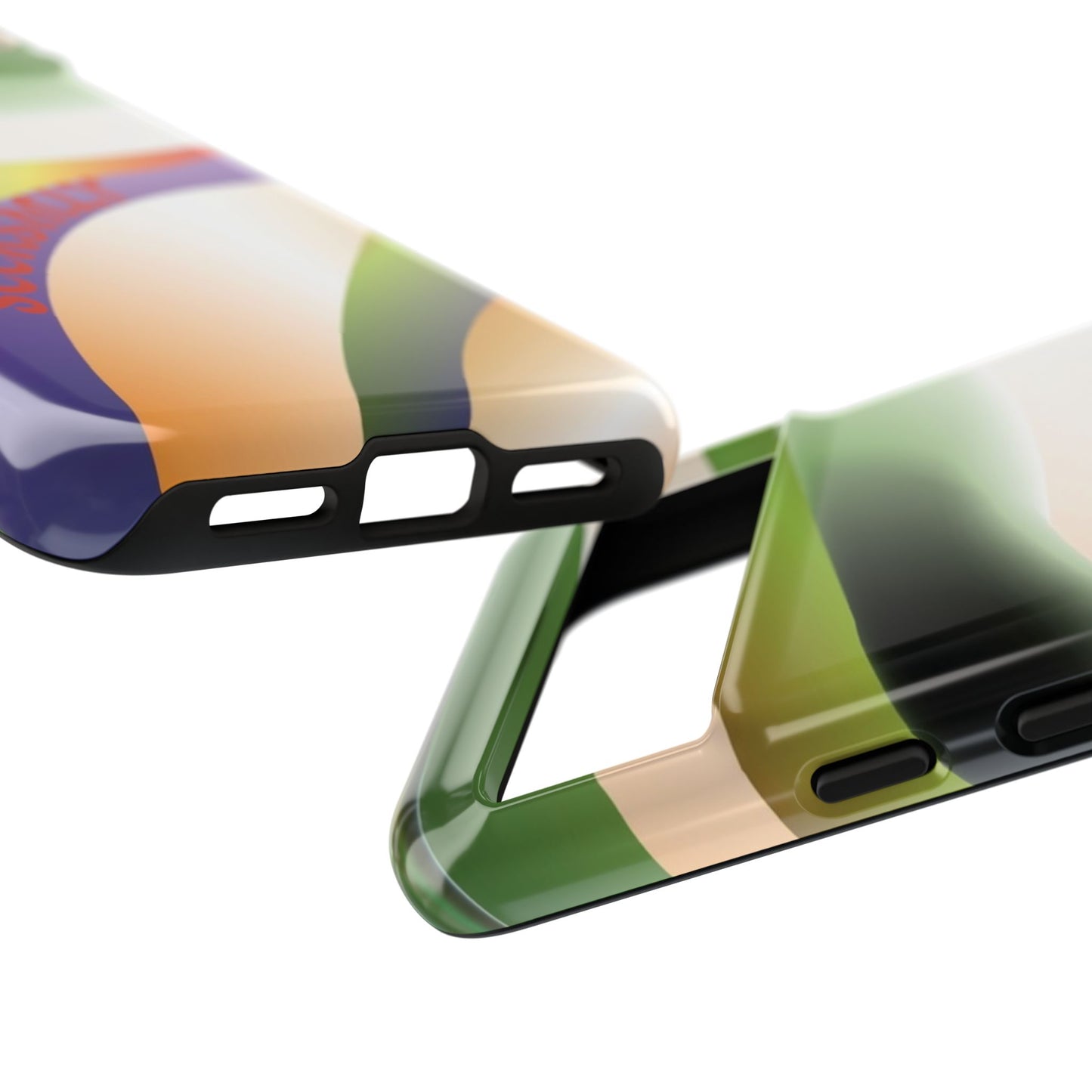 Green Waves Phone Case for Google Pixel
