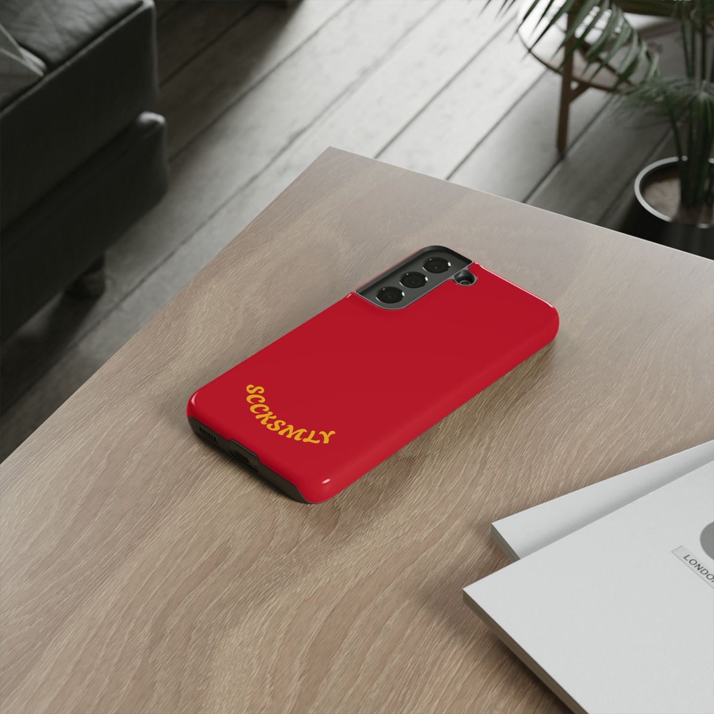 SOLID Calm Cherry Tough Case for Samsung