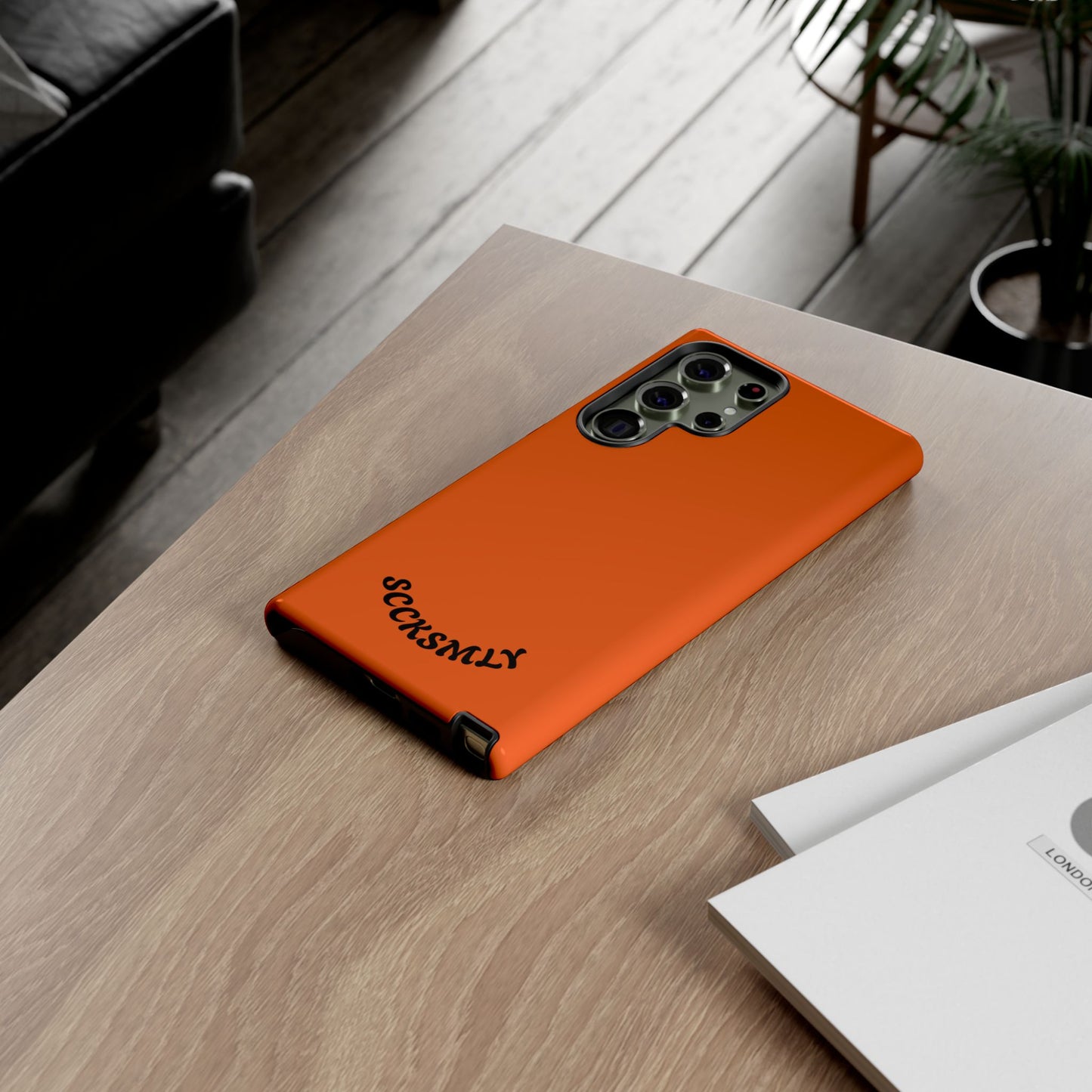SOLID Tangerine Tough Case for Samsung