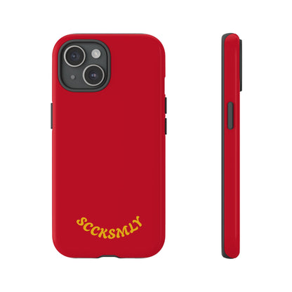 SOLID Calm Cherry Tough Case for Apple