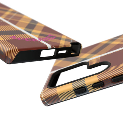 Autumn Plaid Phone Case for Samsung
