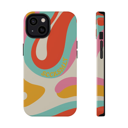 Psychodelic Acid Swirl Phone Case for Apple
