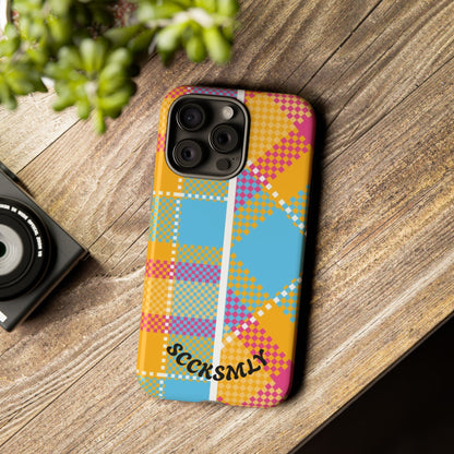 Pattern Punch Phone Case for Apple