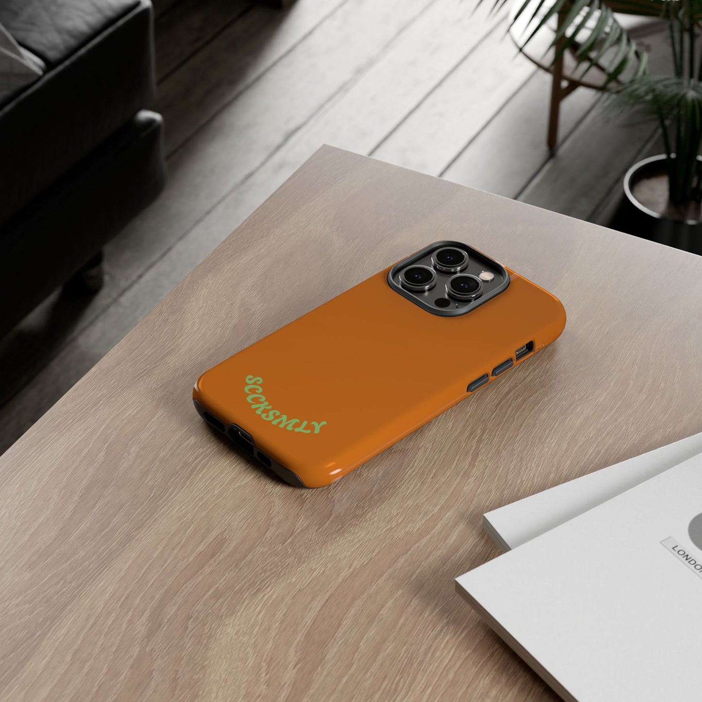 SOLID Terracotta Caoal Tough Case for Apple