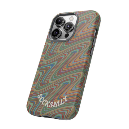 Earthly Waves Tough Phone Case for Apple