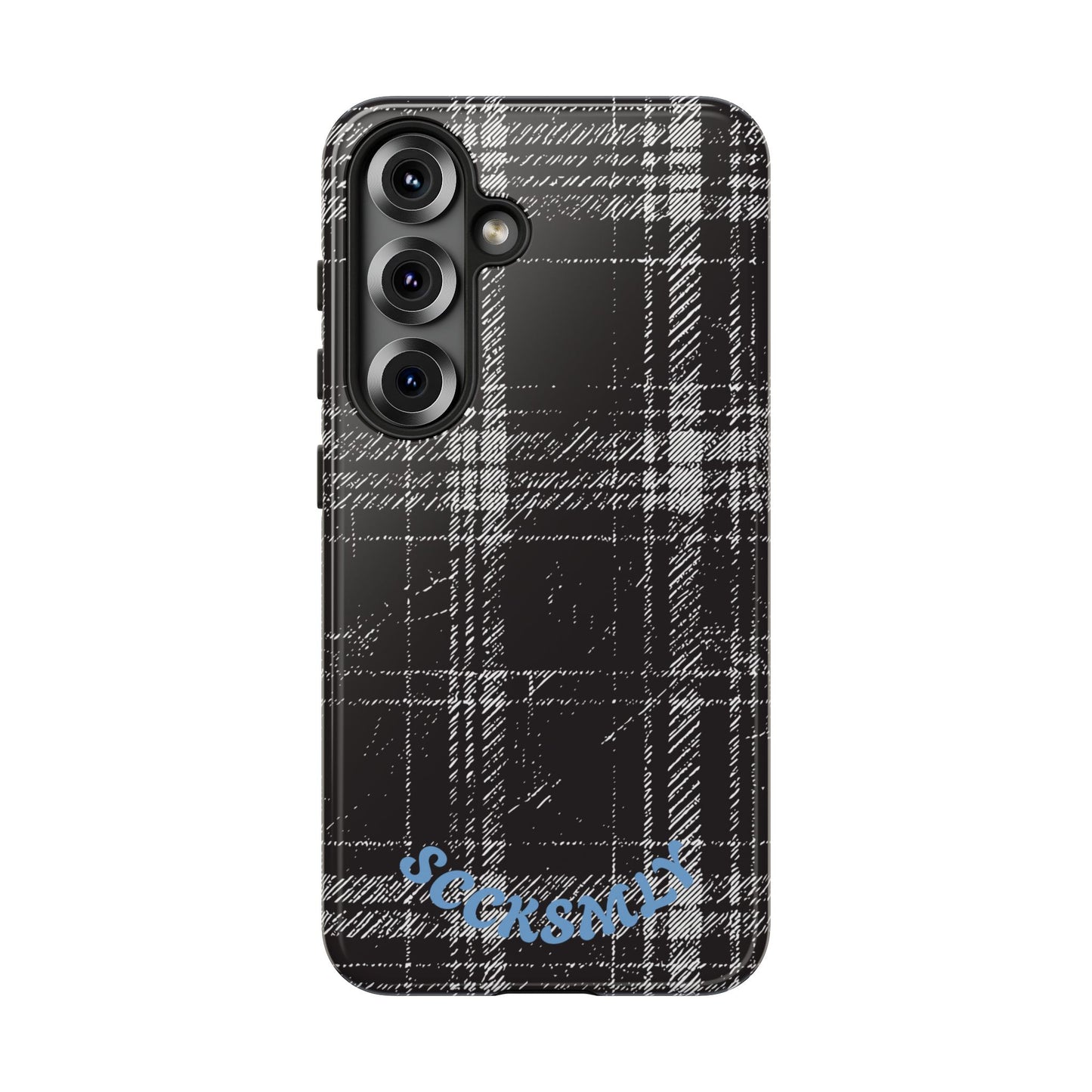 Smoky Grungy Plaid Phone Case for Samsung