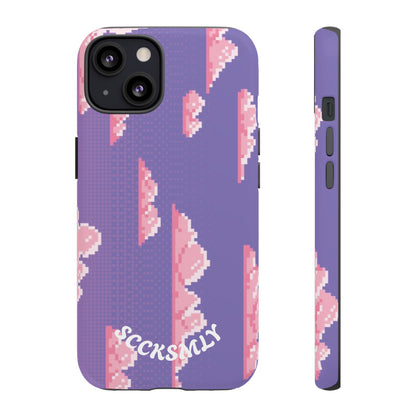 Purple Cotton Candy Sky Tough Phone Case for Apple