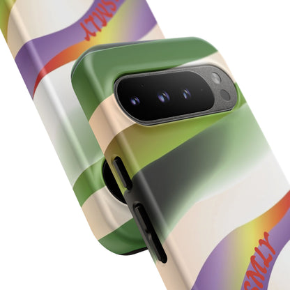 Green Waves Phone Case for Google Pixel
