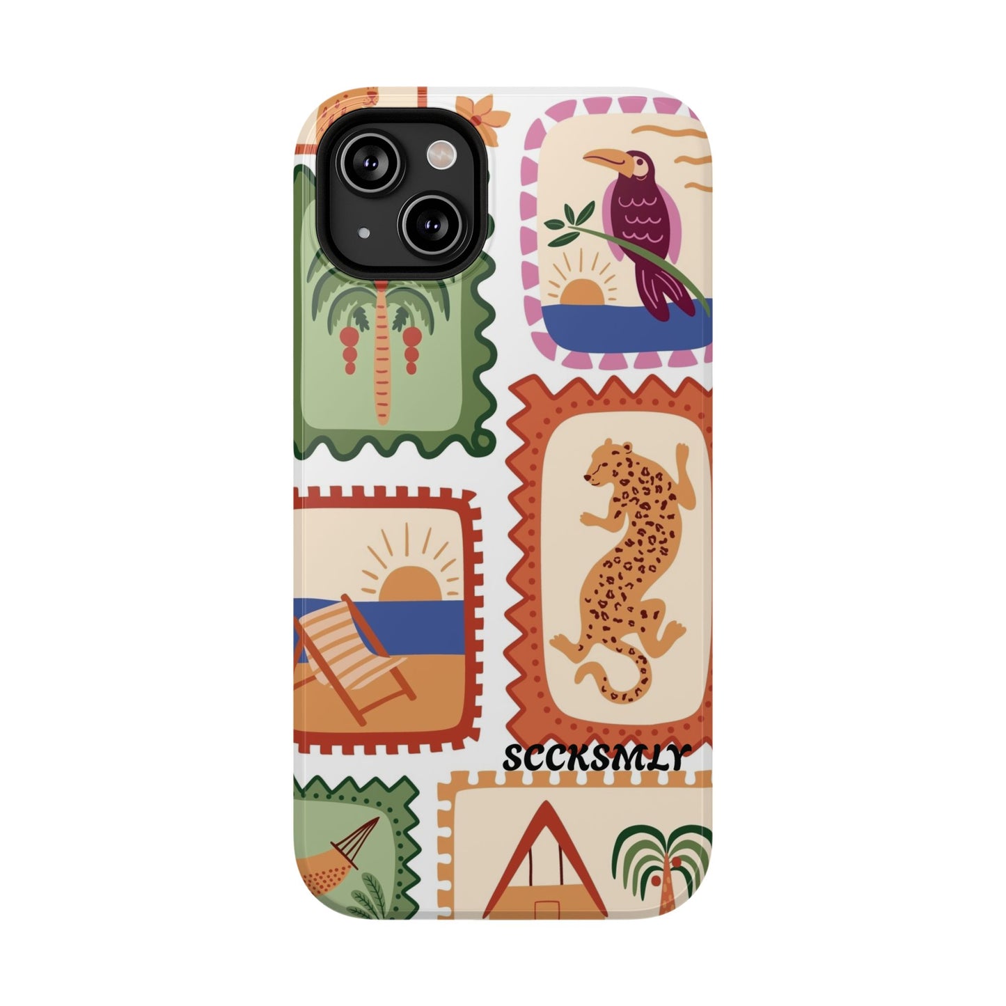 Tropical Print Phone Case for Apple