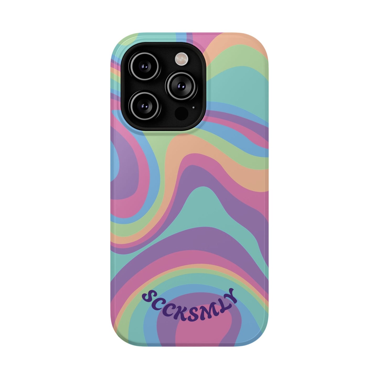 Pastel Swirl Phone Case for Apple