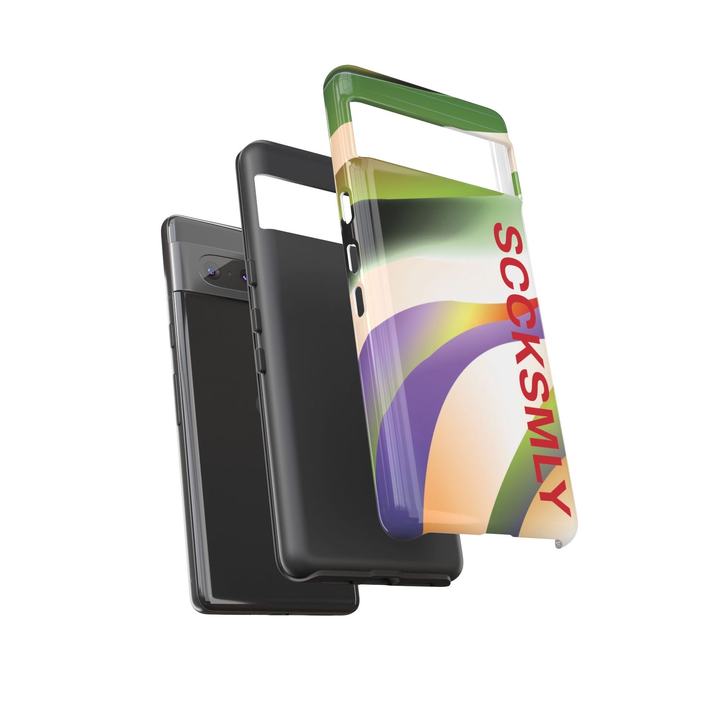 Green Waves Phone Case for Google Pixel