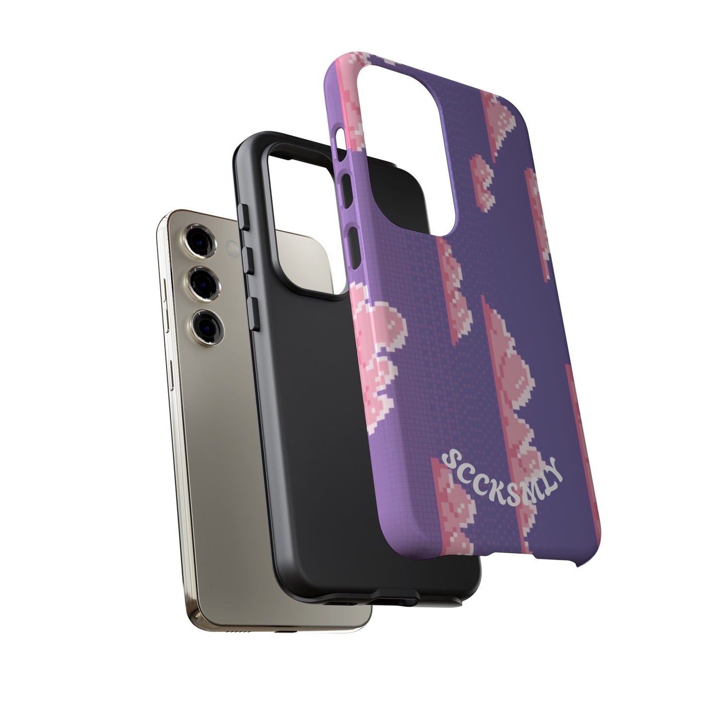 Purple Cotton Candy Sky Tough Phone Case for Samsung