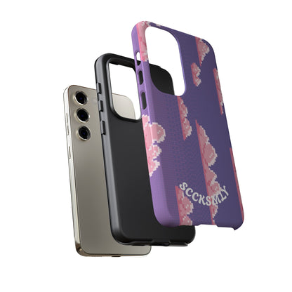 Purple Cotton Candy Sky Tough Phone Case for Samsung
