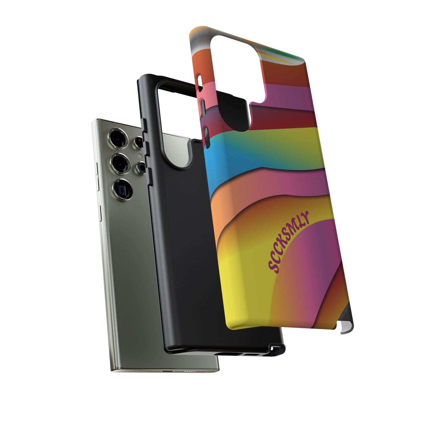 Modern Retro Rainbow Phone Case for Samsung