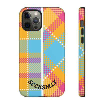 Pattern Punch Phone Case for Apple