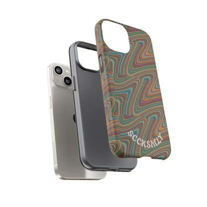 Earthly Waves Tough Phone Case for Apple