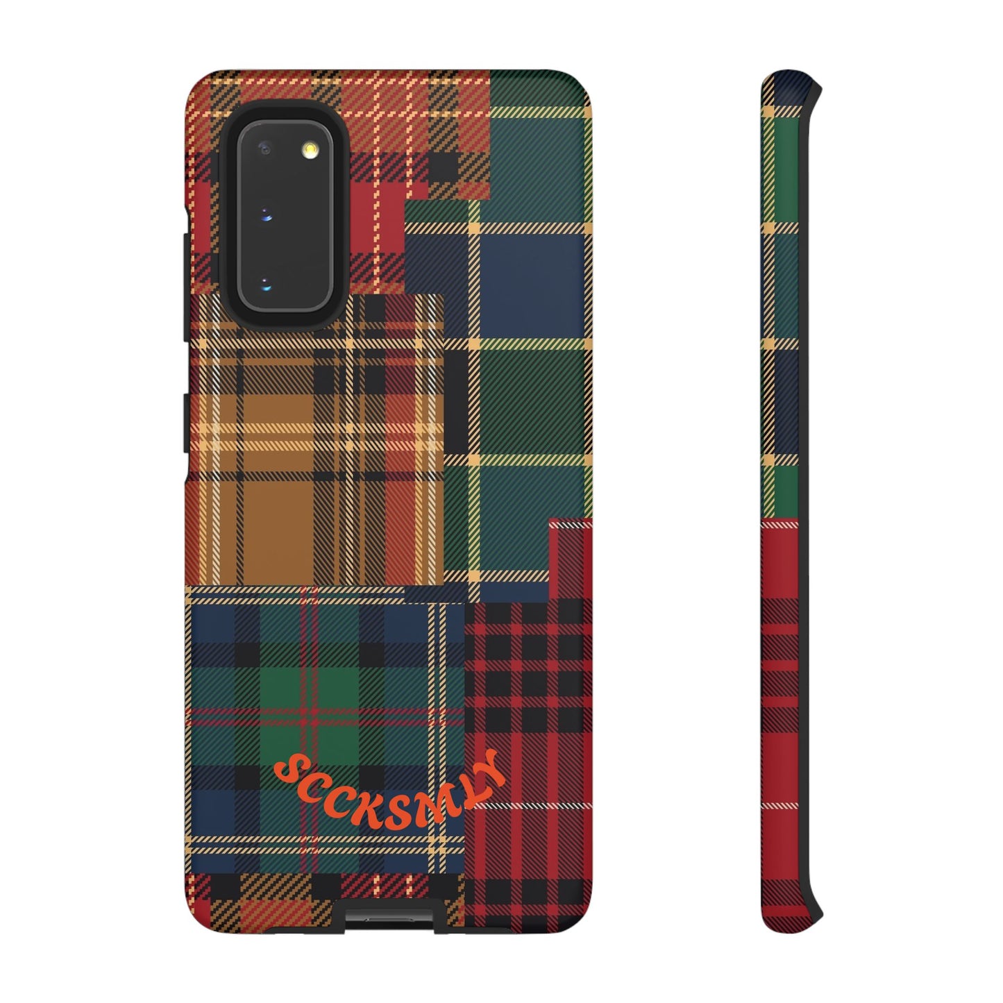 Heritage Hues Patchwork Tough Phone Case for Samsung