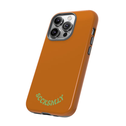 SOLID Terracotta Caoal Tough Case for Apple