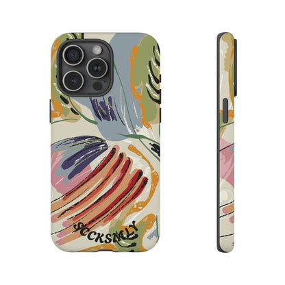 Botanical Strokes Palette Tough Phone Case for Apple