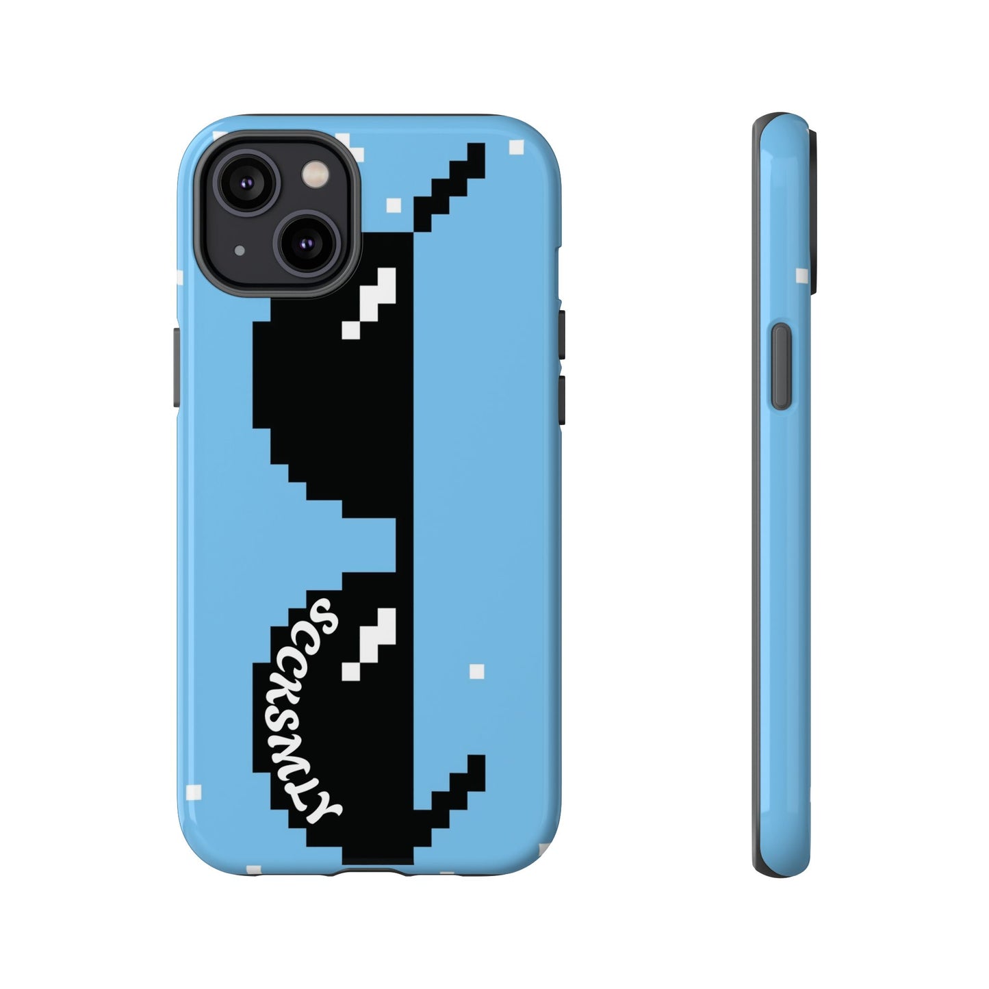 Pixel Glass Tough Phone Case for Apple