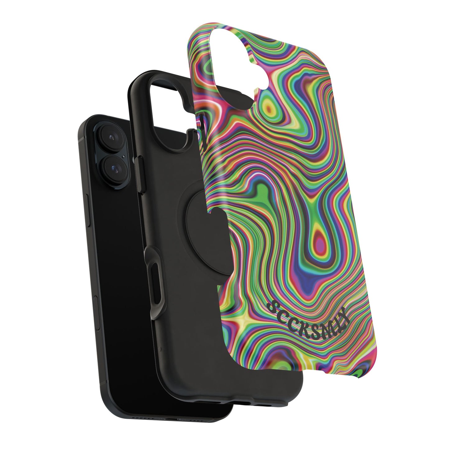 Acid Swirl Phone Case for Apple