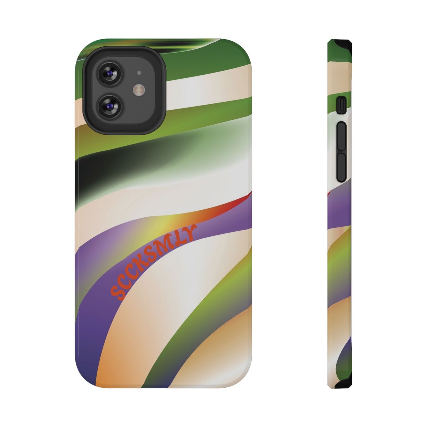 Green Waves Phone Case for Apple
