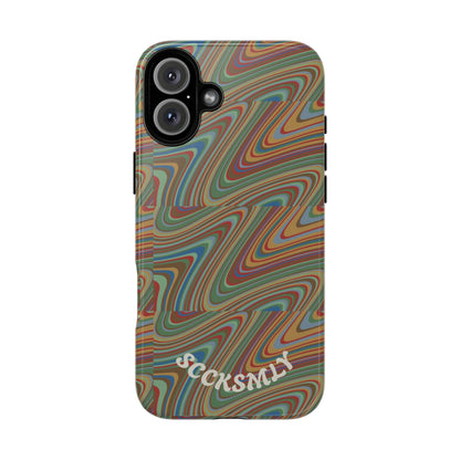 Earthly Waves Tough Phone Case for Apple