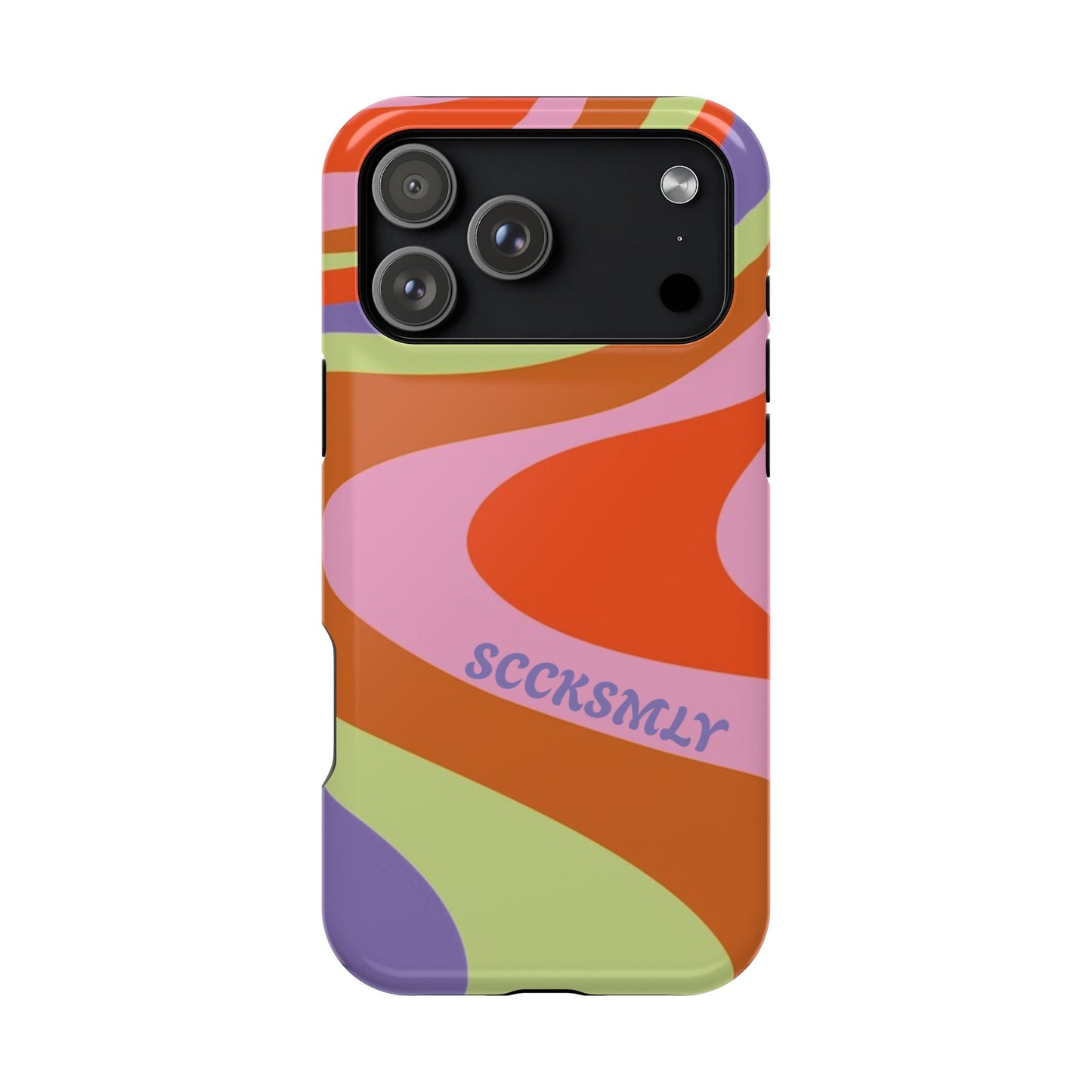 Curvy Swirl Phone Case for Apple