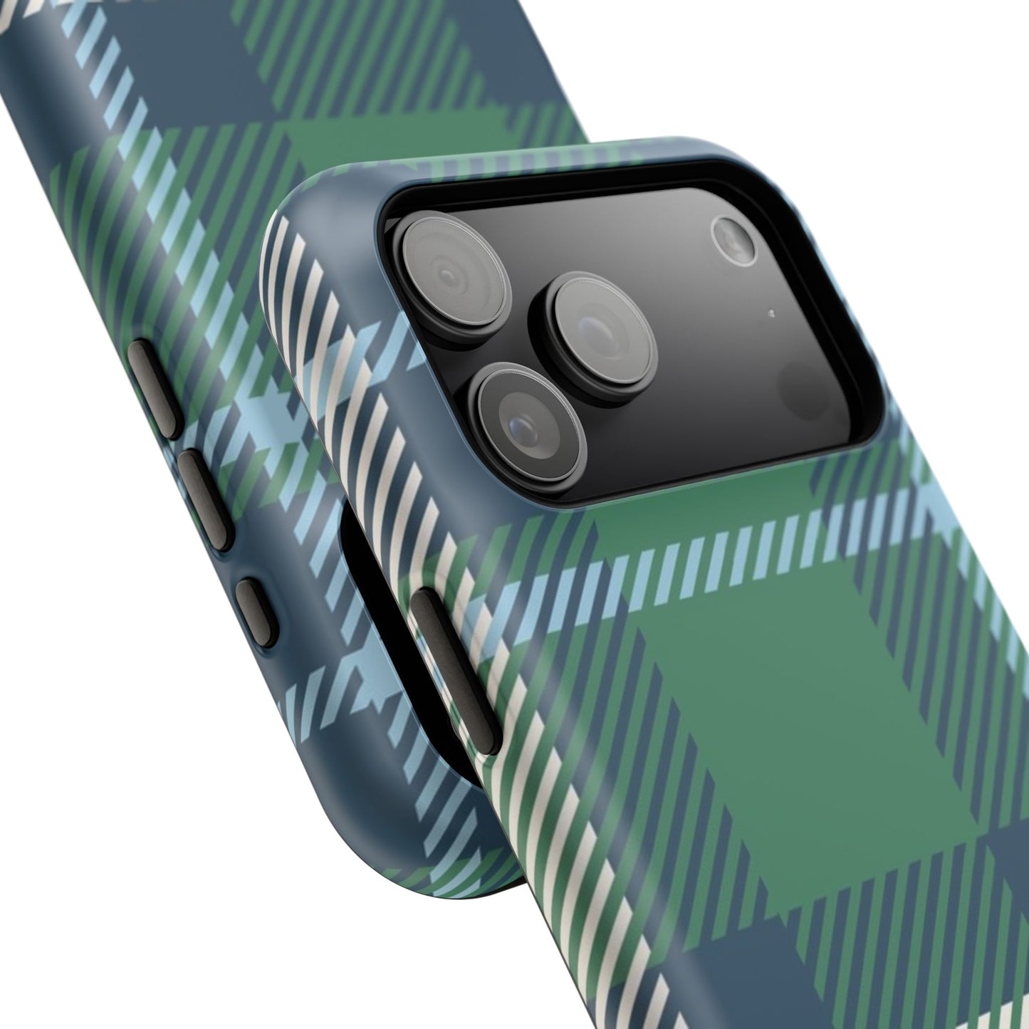 Earth and Sky Plaid Phone Case for Apple