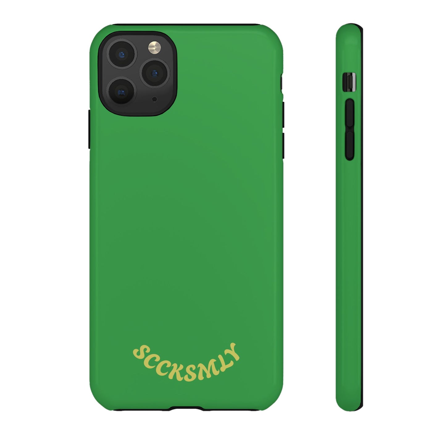 SOLID Green Grin Tough Case for Apple