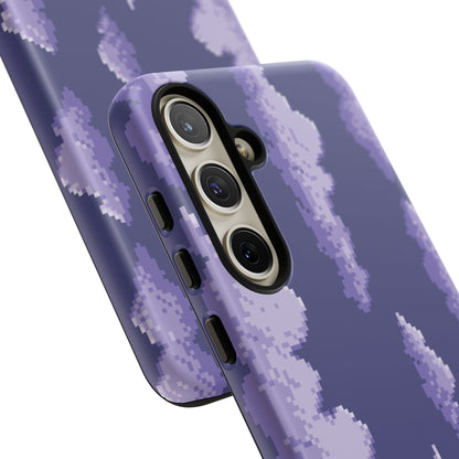 Lilac Pixel Cloud Tough Phone Case for Samsung